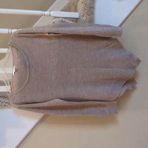 Women's NY&Co Tan Brown Oversized Sweater, Size Small